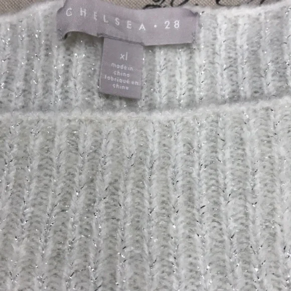 CHELSEA28 Rib Metallic Sweater - Picture 6 of 7